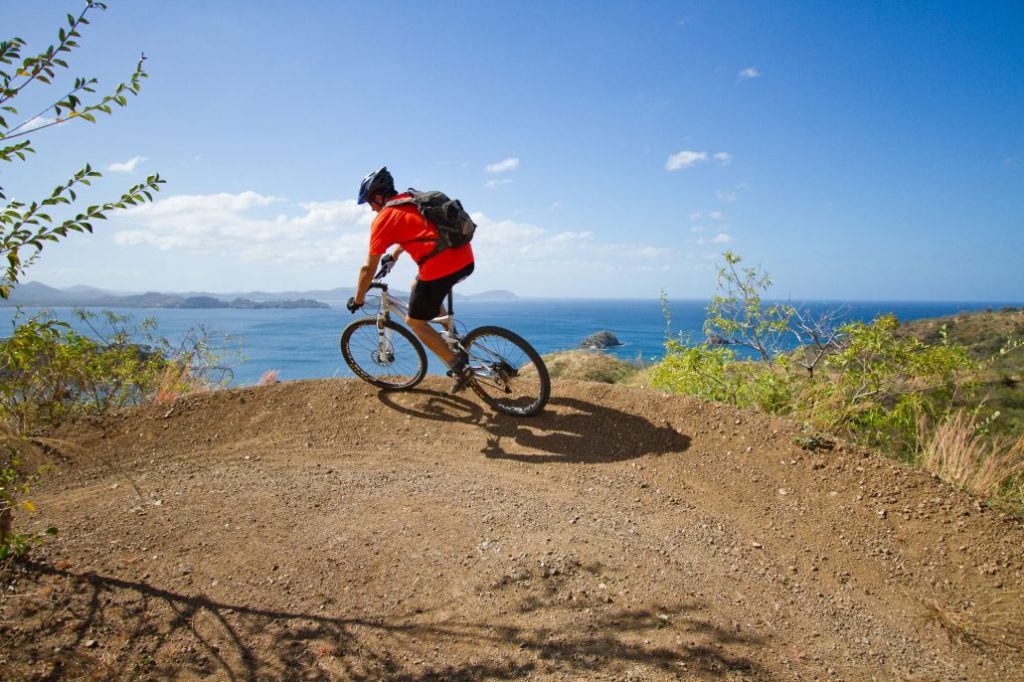 mountain biking during Costa Rica green season