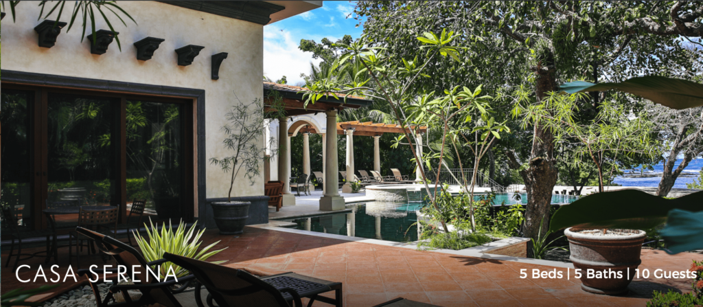 Casa Serena beachfront vacation home in Costa Rica