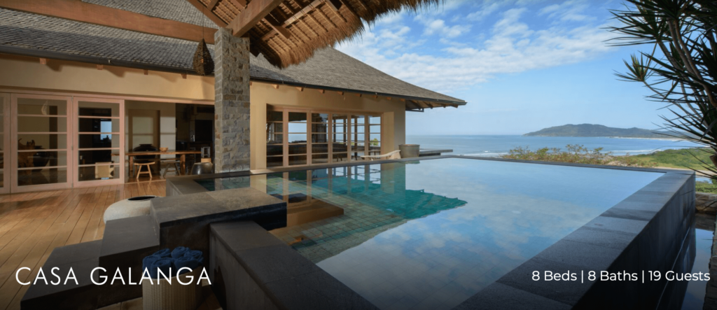 Casa Galanga luxury vacation rental Tamarindo