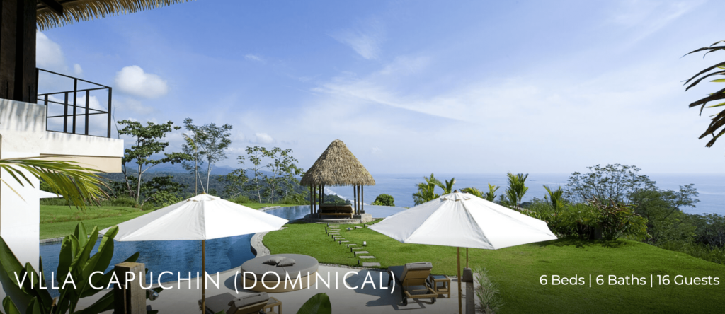 Villa Capuchin Dominical Costa Rica surf spots