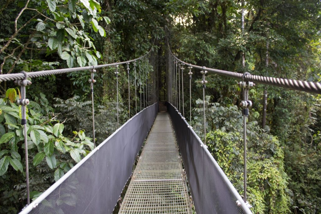 Costa Rica hanging bridges Instagram worthy
