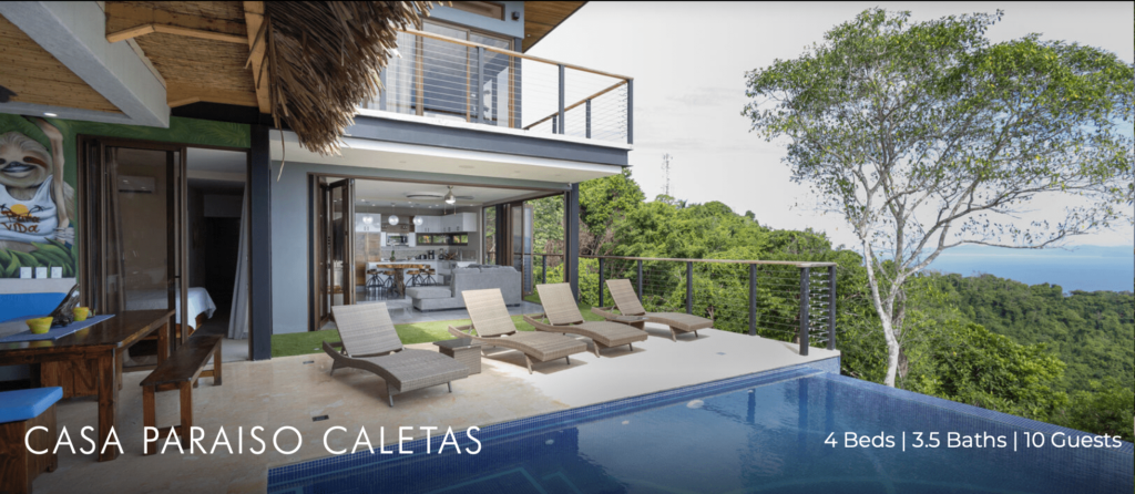 Casa Paraiso Caletas Costa Rica luxury villa
