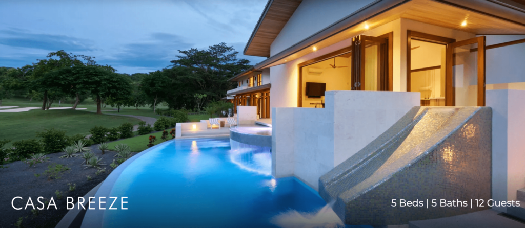 Casa Breeze luxury villa rental Costa Rica