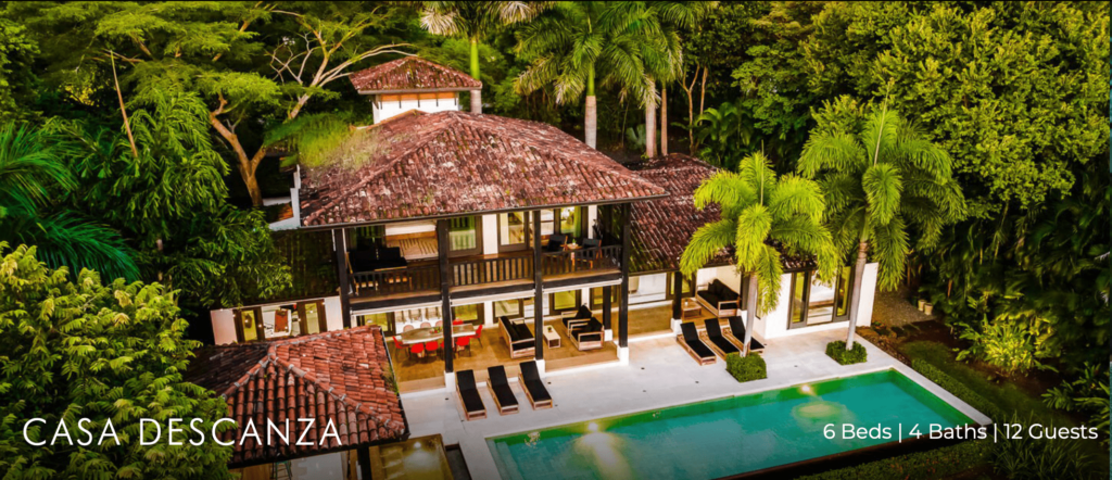 Costa Rica luxury vacation rental Casa Descanzapng
