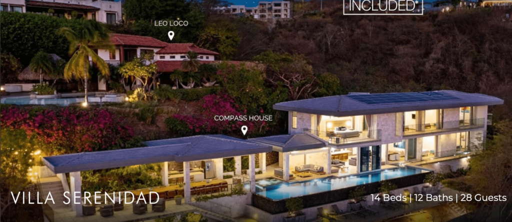 Villa Serenidad luxury Costa Rica all-inclusive private villas
