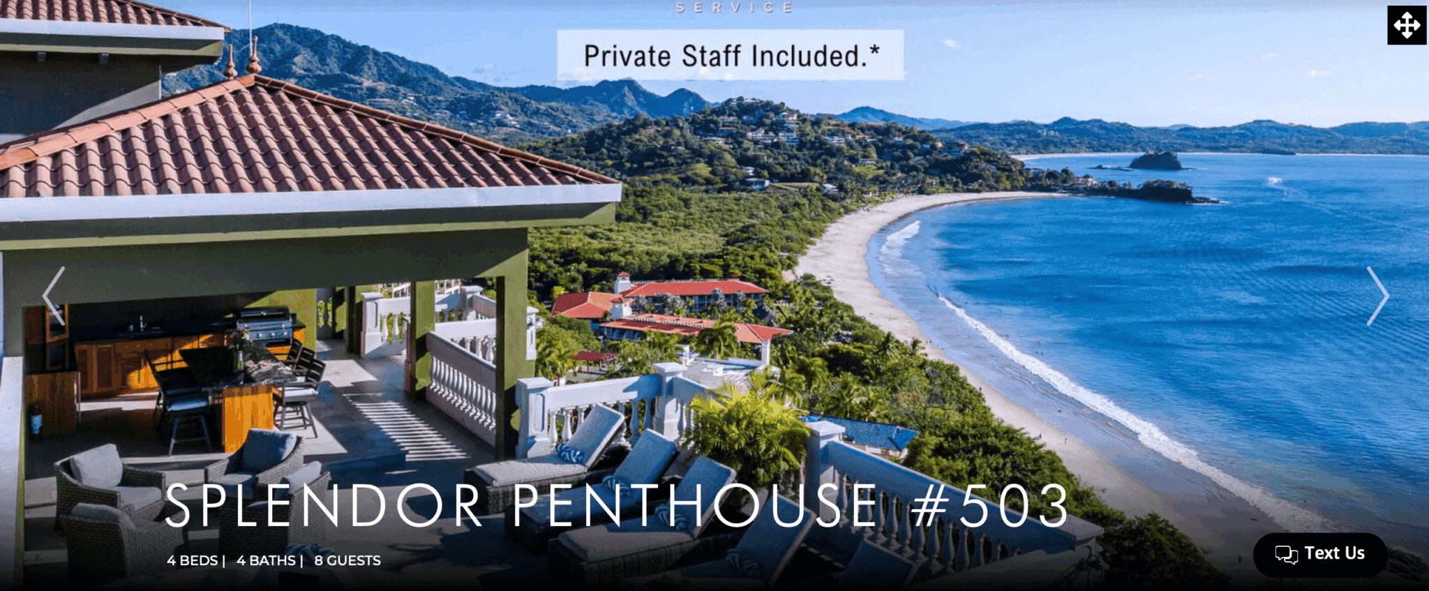 Splendor Penthouse 503 vacation villa Flamingo Costa Rica